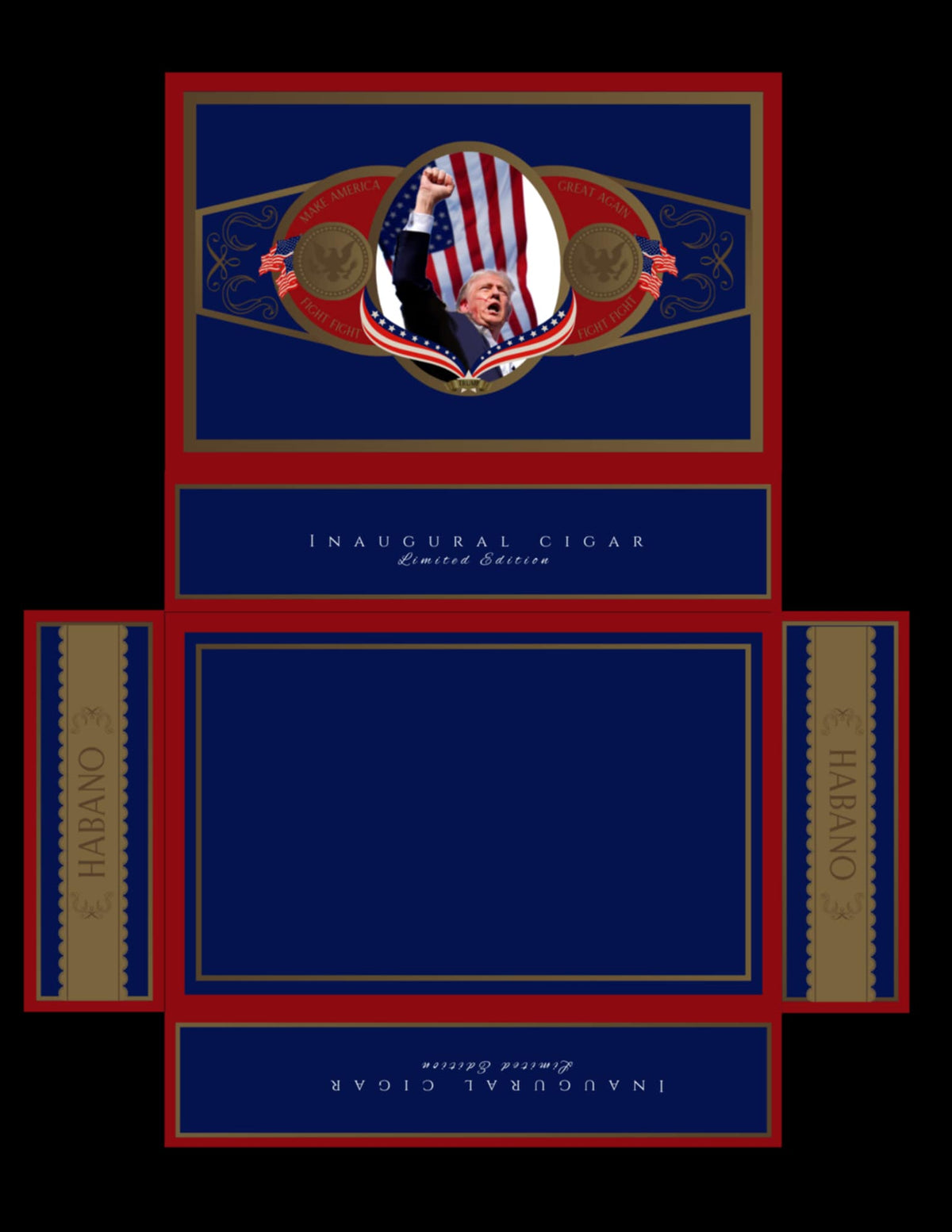 Limited Editon Trump Cigar Box. All numbered out of 1776