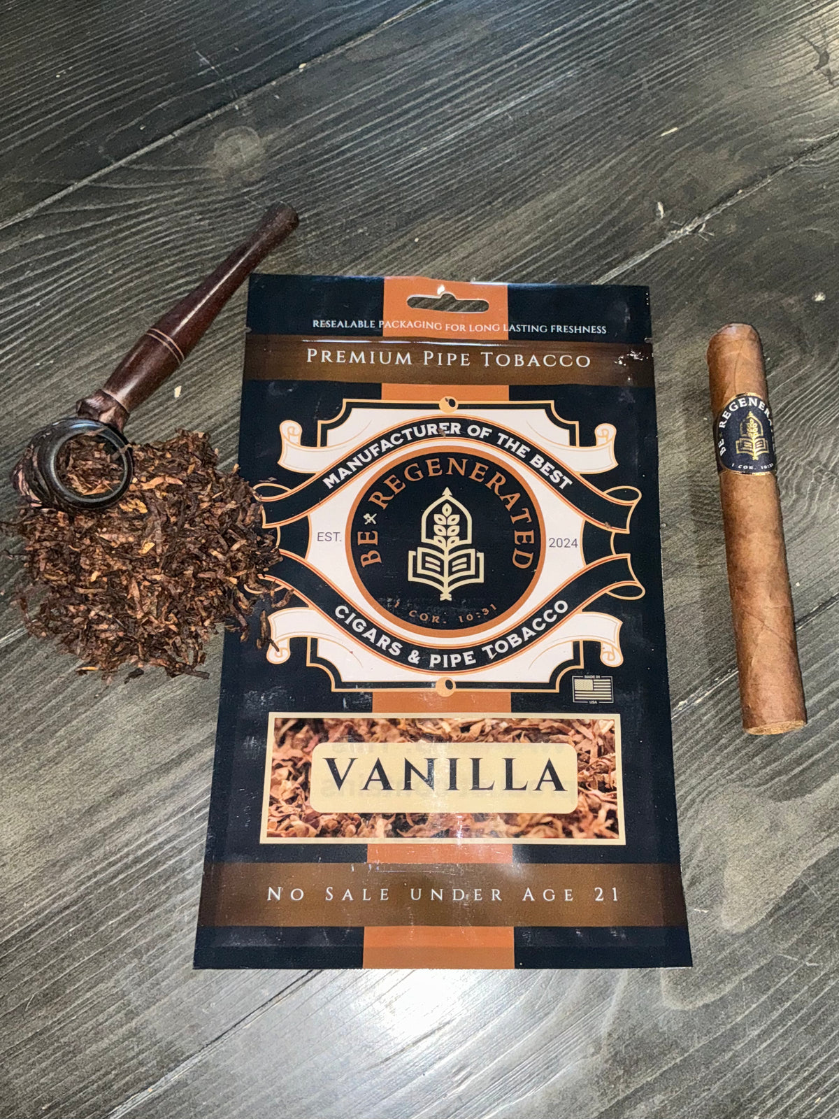 Be Regenerated Vanilla Pipe Tobacco