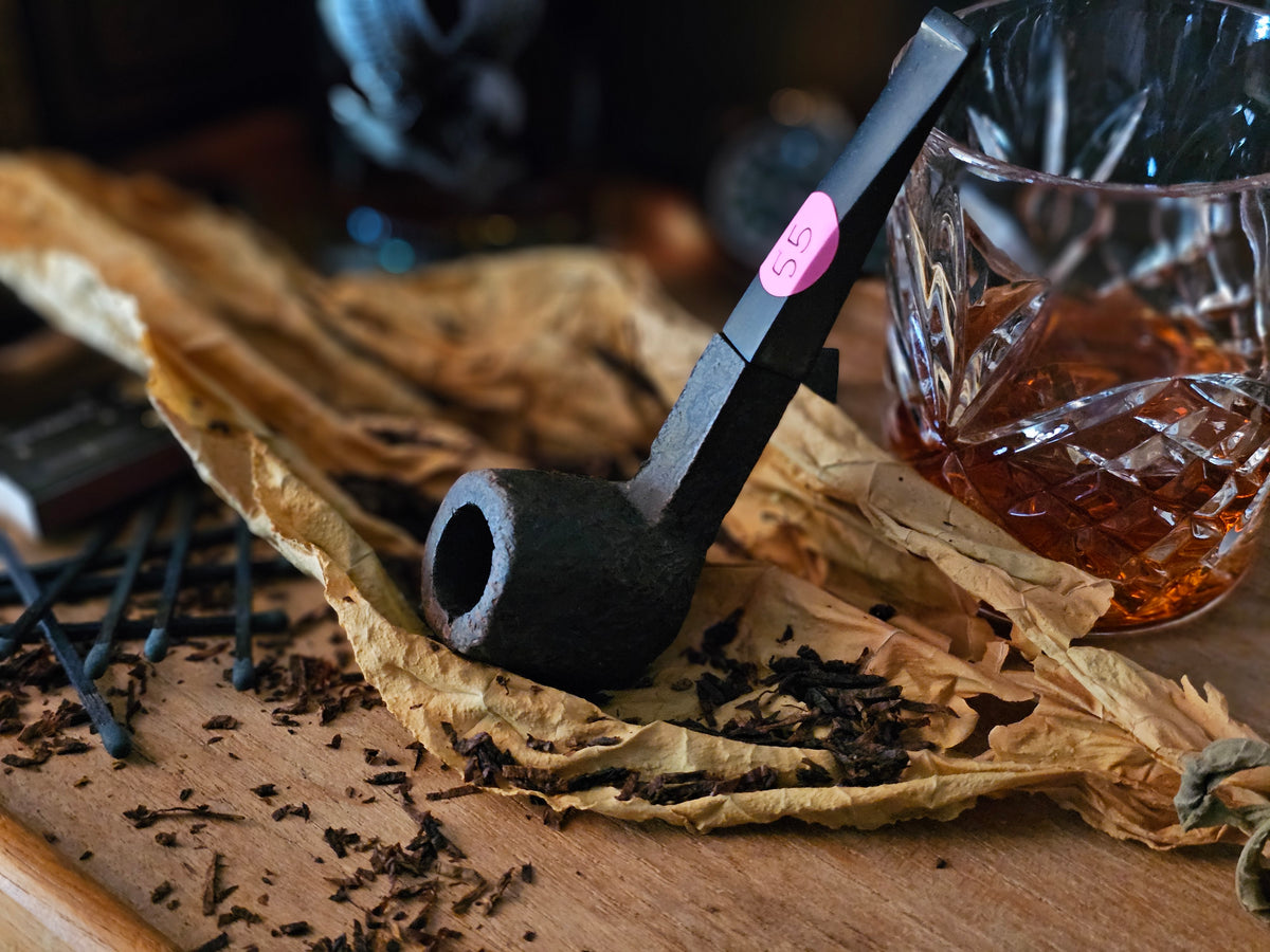 Vintage “The BBQ” Imported Briar Pipe – Charcoal Filter System