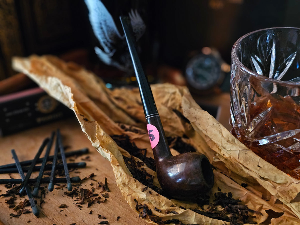 Dr. Grabow Omega – Classic Bent Billiard Briar Pipe