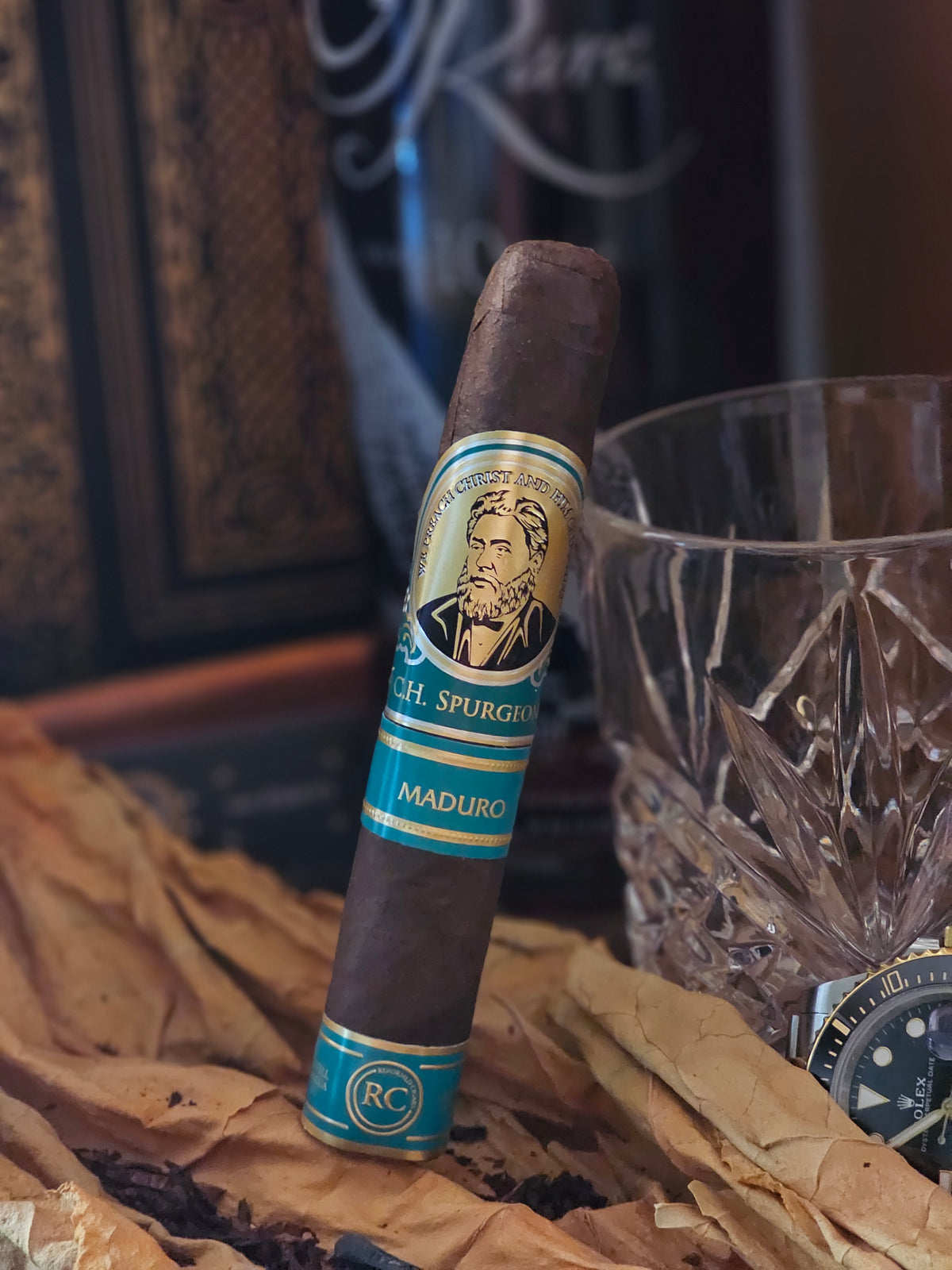 Reformed Cigars Spurgeon Cigars Teal Label Maduro Liga Number 3