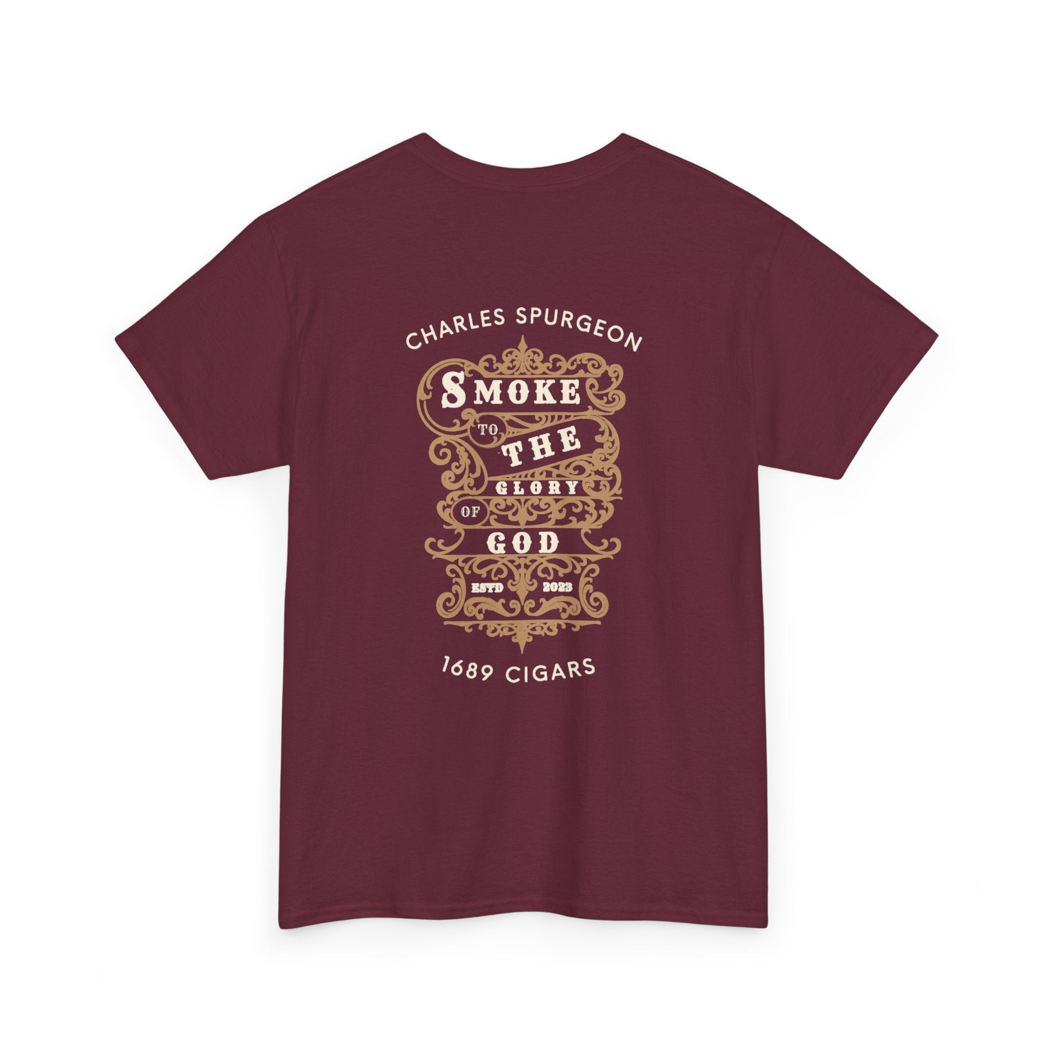 Smoke to the glory of God T-Shirt – 1689 Cigar Co.
