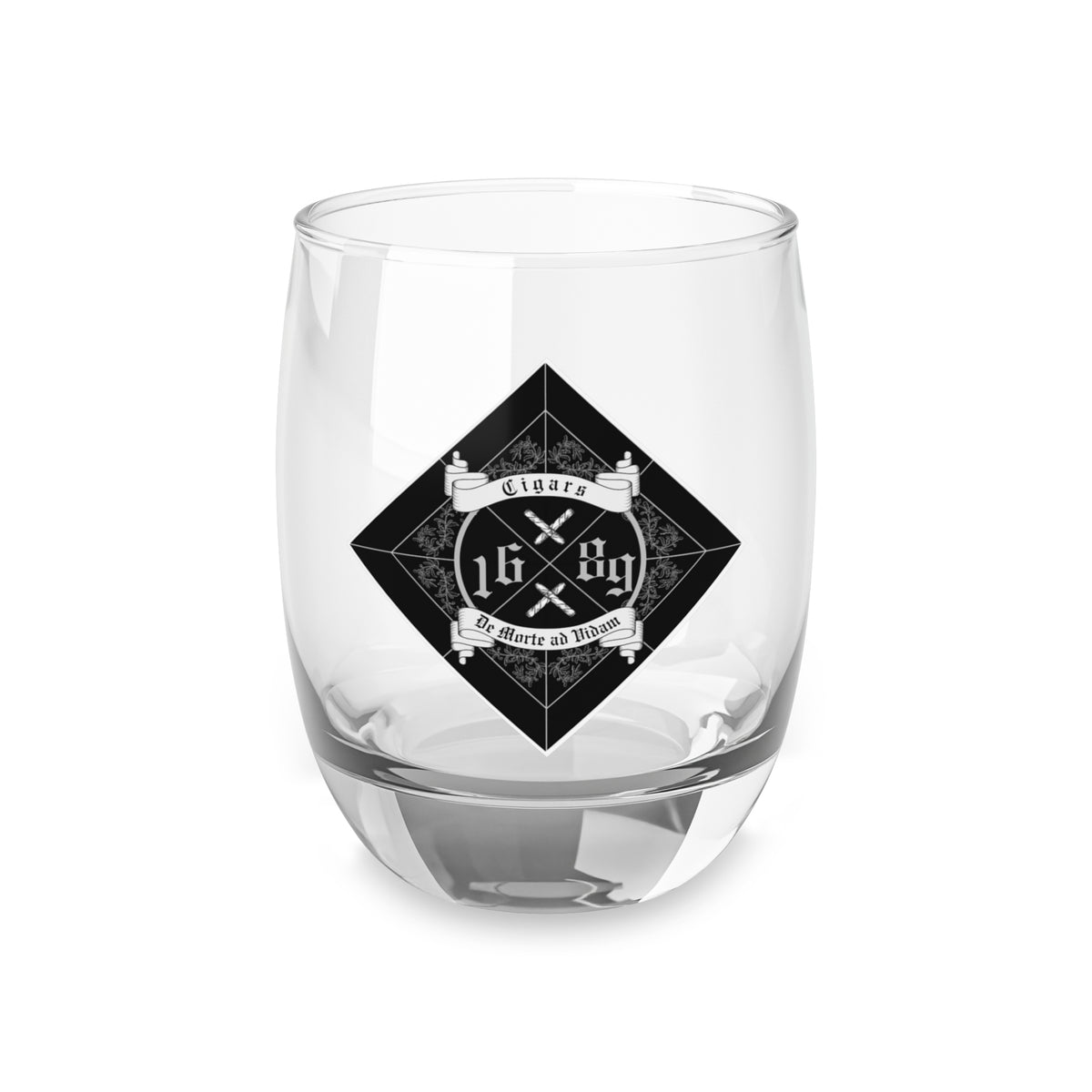 1698 Cigars Whiskey Glass