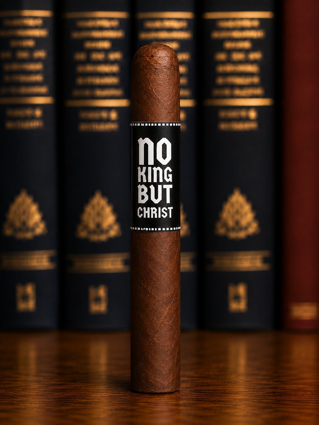 No King But Christ Habano Robusto 5x50 Single