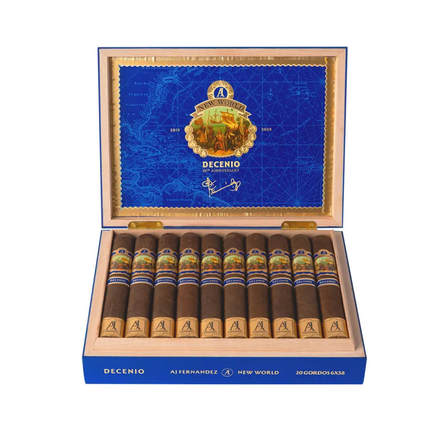 AJ New World Decenio Gordo 6 x 58 Box 20