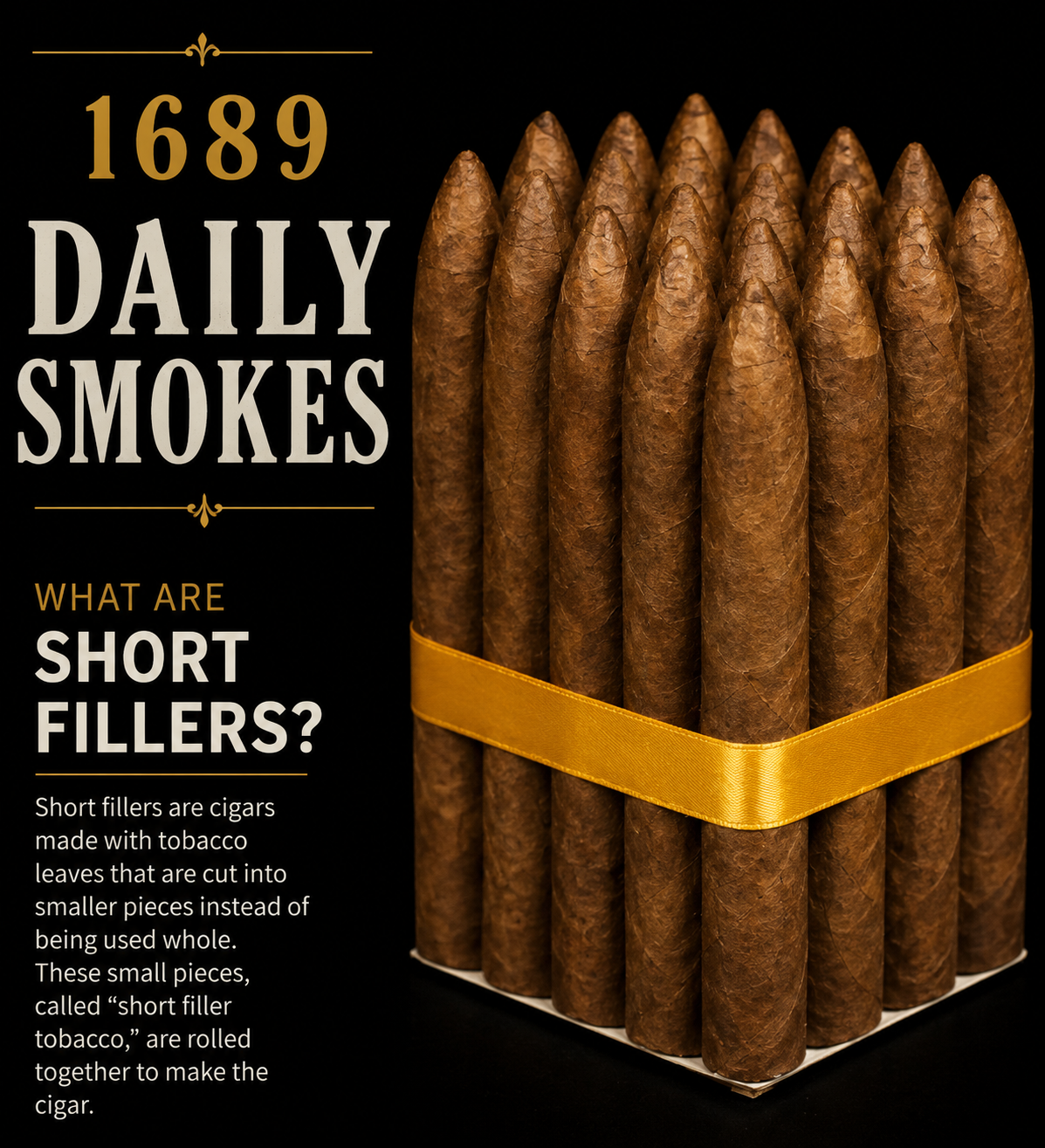 Torpedo 6 1/8 x 52 Habano Sandwich Daily Smokes (25) Pack