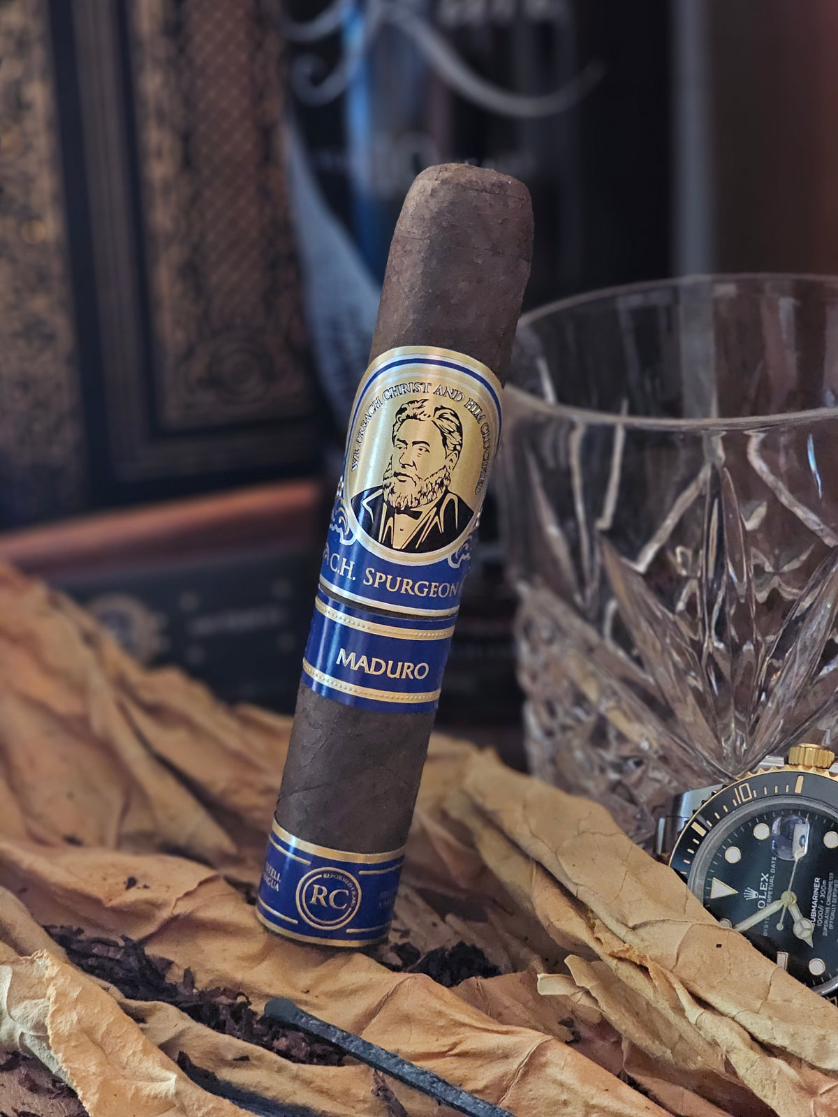 Reformed Cigars Spurgeon Cigars Blue Label Maduro Liga Number 1 Variety in Size.