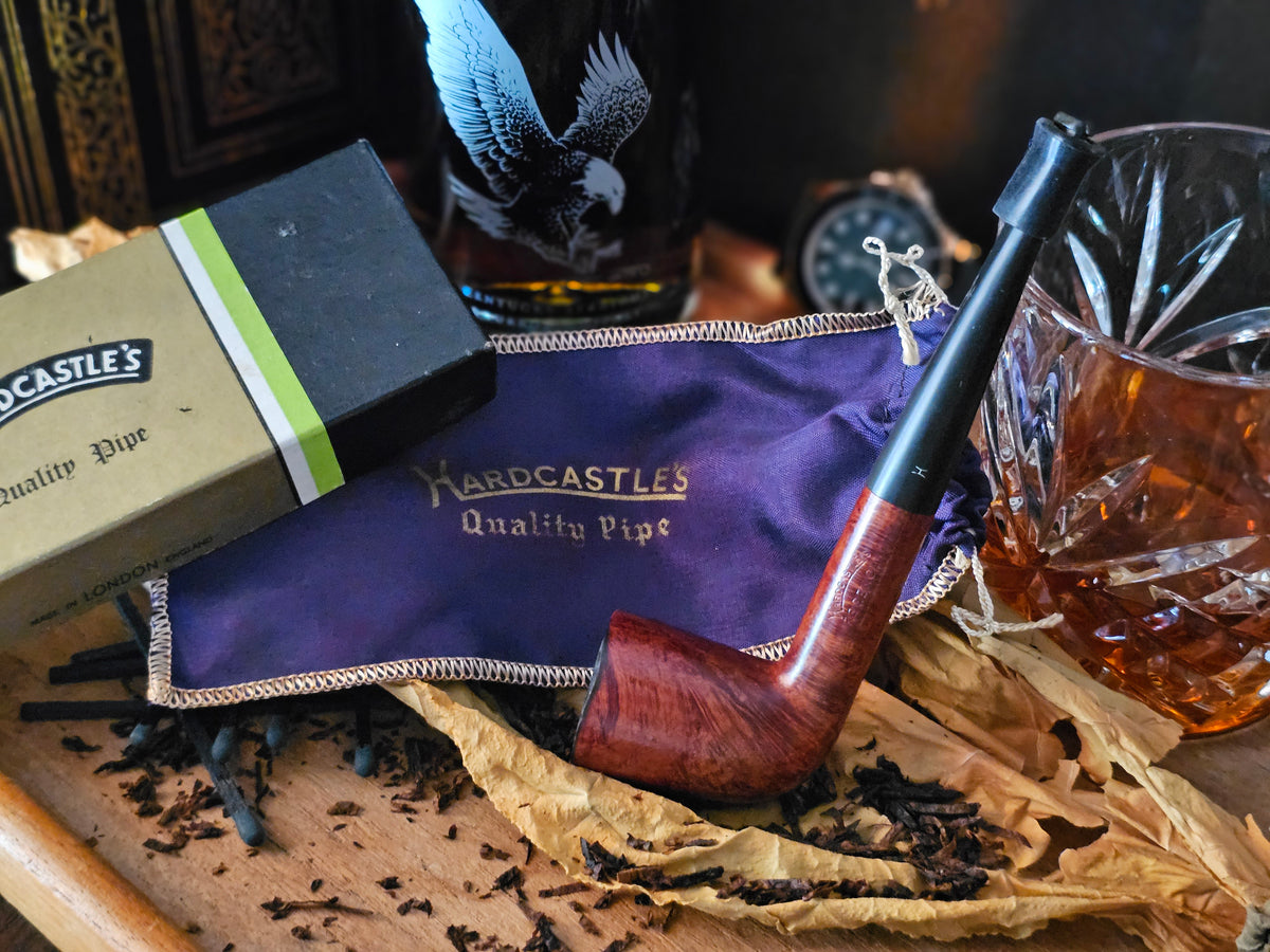 Hardcastle’s Quality Pipe – London Made Briar with Original Box &amp; Pouch