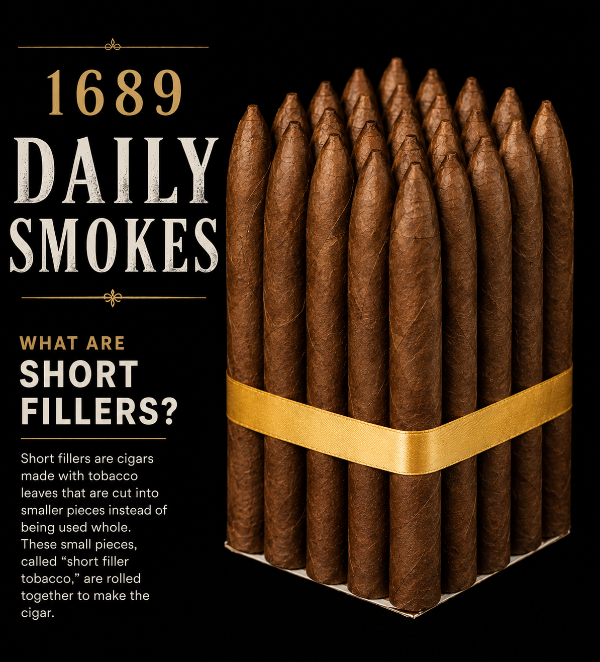 Torpedo 6 1/8 x 52 Maduro Sandwich Daily Smokes (25) Pack