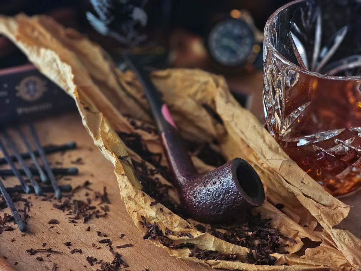 Rustic Briar Churchwarden Pipe – Old World Craftsmanship